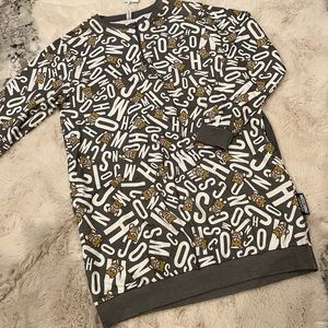 Brand new Moschino underwear zipper sweater shirt, size L.